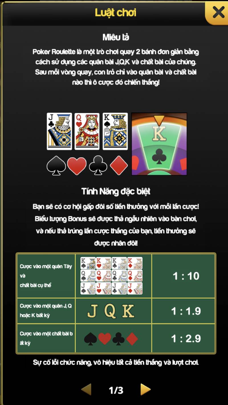 Luật Chơi Xì Phé Roulette Đơn Giản